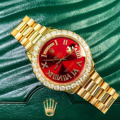 rolex presidential red face fake|are rolex watches real.